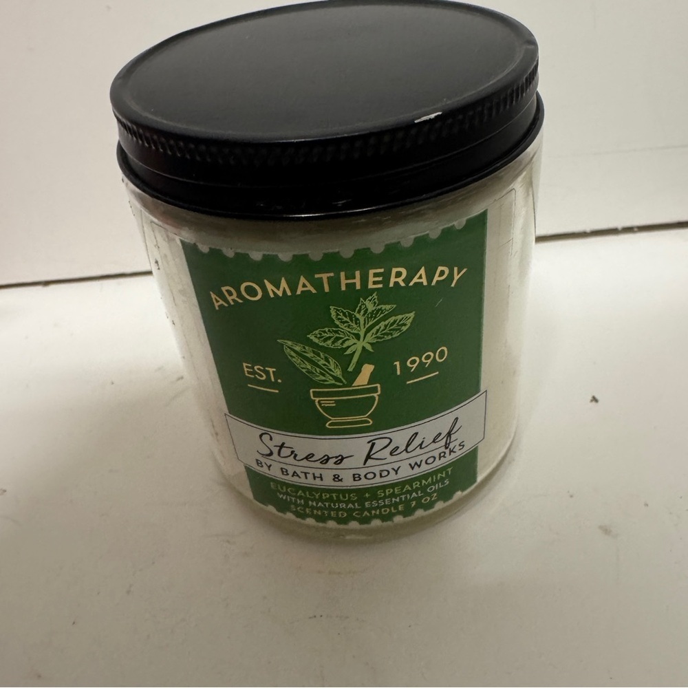 Eucalyptus Spearmint Scented Candle Bath & Body Aromatherapy Stress Relief 7 OZ